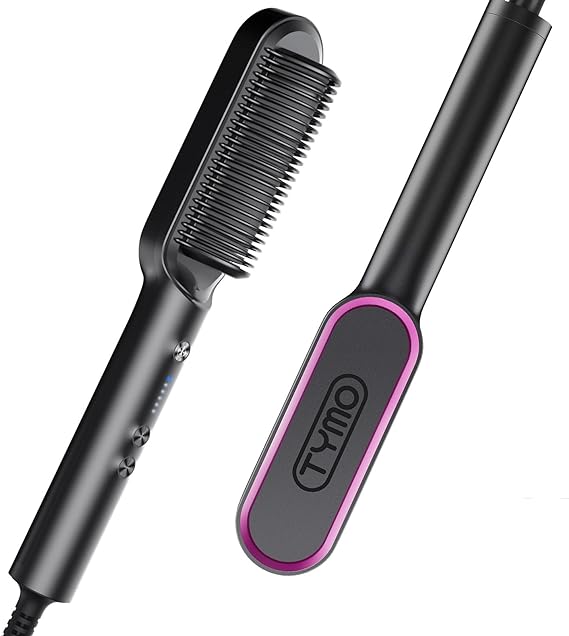 Hair Straightener Brush Curling Comb 2 In 1 Hair Comb