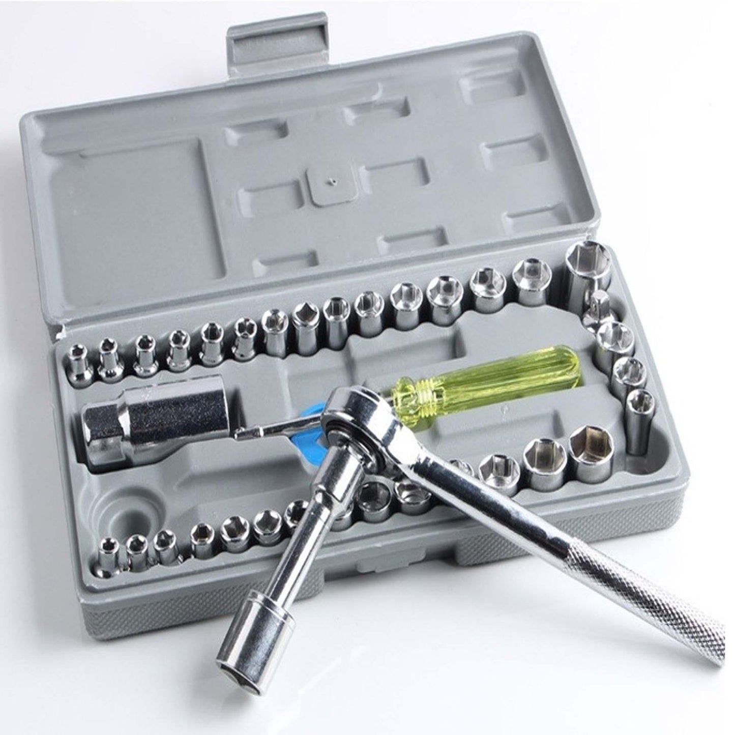 Original Aiwa 40 Piece Toolkit Tool kit Combination Socket Ratchet Wrench Set Tool Kit